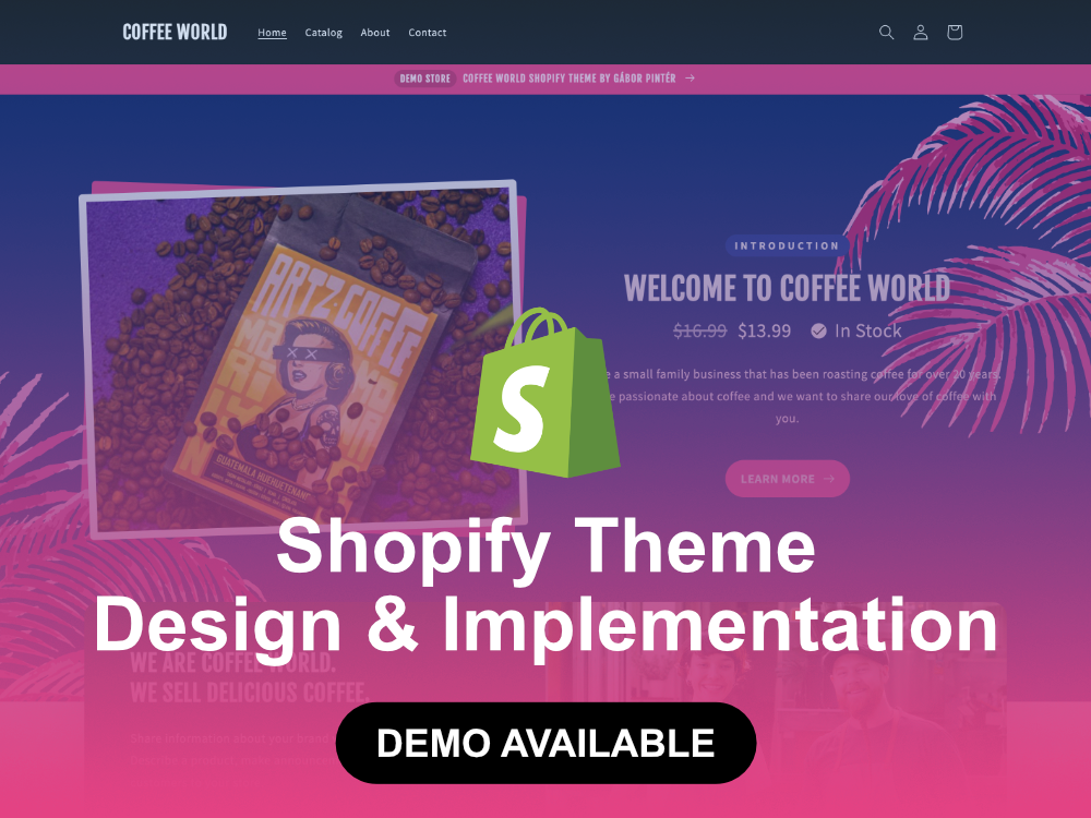 Shopify Theme Design & Implementation