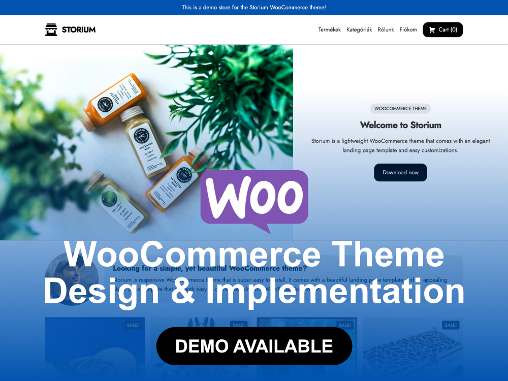 WooCommerce Theme Design & Implementation